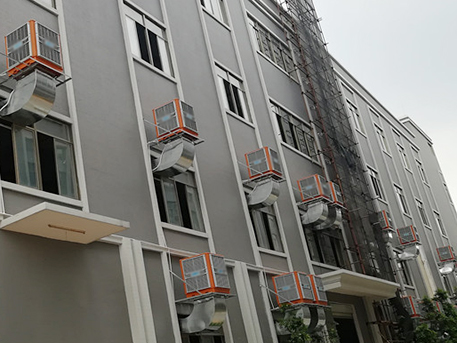 廣州五金廠沖壓車間環(huán)?？照{(diào)安裝案例