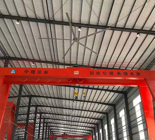 低噪音大風量節(jié)能工業(yè)大吊扇 —— 廠房倉儲車間夏季通風降溫優(yōu)選設備